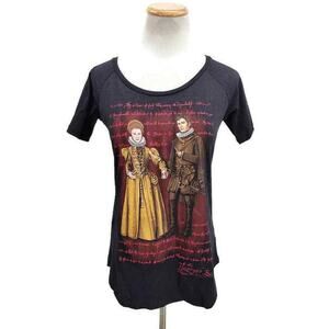 Dr. Who Queen Elizabeth Black graphic t-shirt in size small Whovian